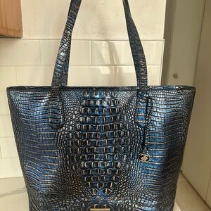 Brahmin Misha XL tote lazuli Melbourne leather